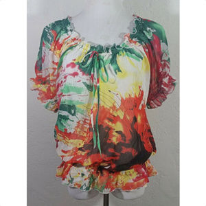 American Rag Cie Large Top Multicolor Abstract